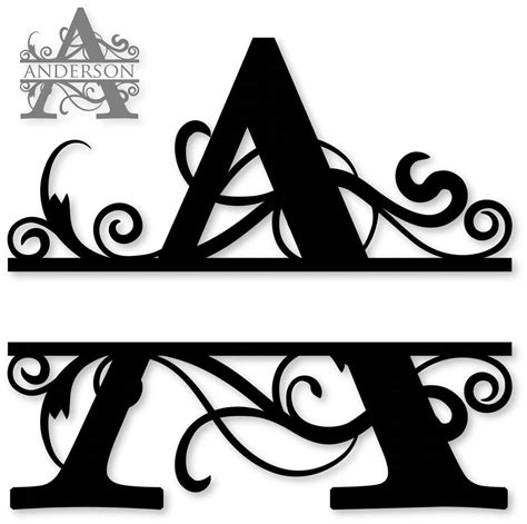 Image result for Free Split Monogram SVG Free Monogram Designs, Free Monogram Fonts, Cricut ...