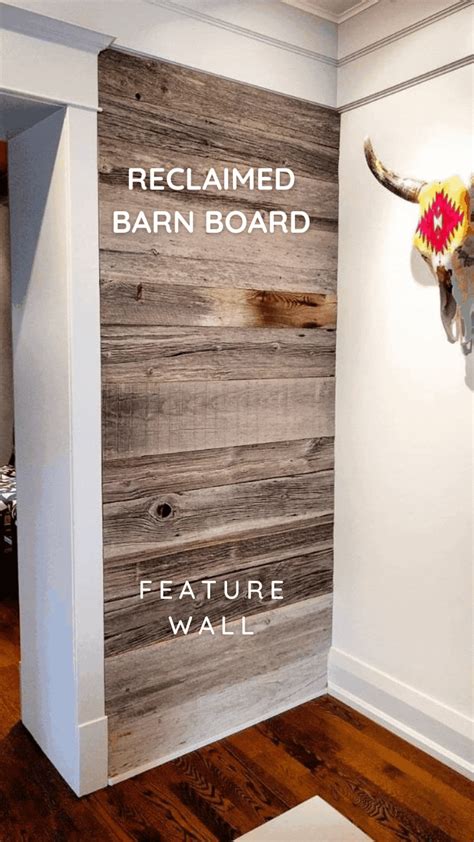 Wood Wall // Accent Wall // Barn Wall in 2023 | Reclaimed wood accent ...