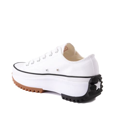 Converse Run Star Hike Lo Platform Sneaker - White / Black / Gum | Journeys Kidz