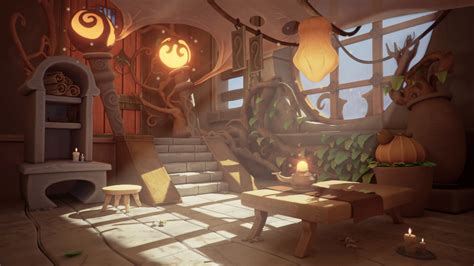 ArtStation - Old wizard room, Alberto Reboreda in 2021 | Wizard room, Landscape composition ...