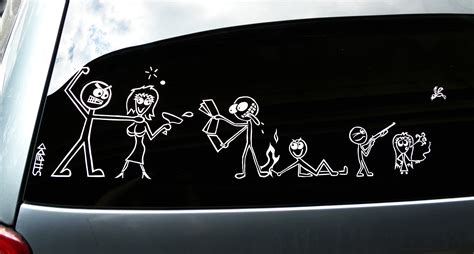 The "Anti" Stick Figure Rear Window Family - Picture | eBaum's World