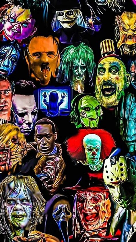 Pin by Sarah Bays on Horror | Horror movie art, Horror wallpapers, Scary movie characters