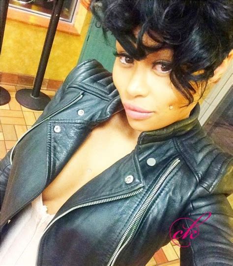 Blac Chyna Gets New Short Black Crop Cut