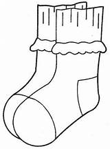 Pair Of Socks Coloring Page Pages sketch template