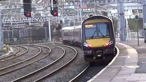 Newport train station-train going to Cardiff Central - YouTube