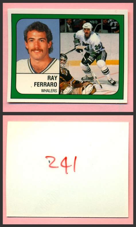 1988 PANINI 1 of 1 PROOF #241-Ray Ferraro - NHL Hockey Stickers