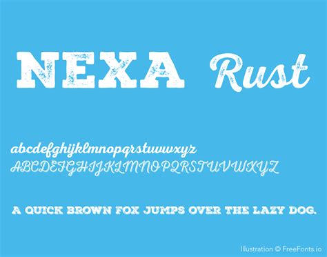 Nexa Rust Font - Free Fonts