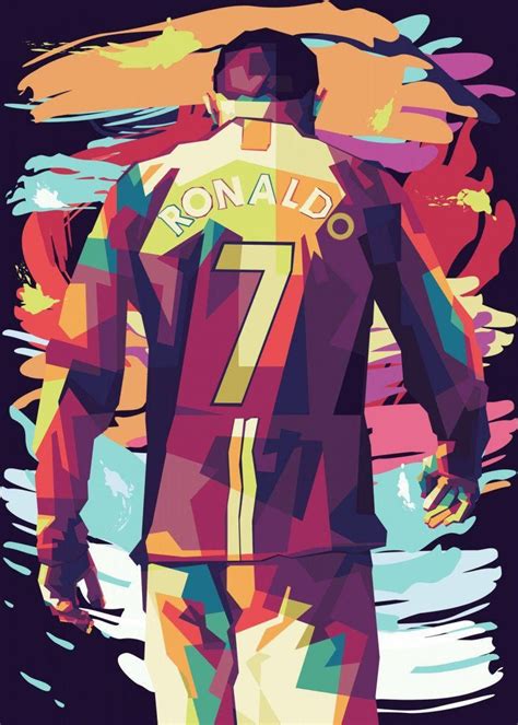 'Cristiano Ronaldo' Poster by Ahmad slamet wahyudi | Displate in 2021 ...