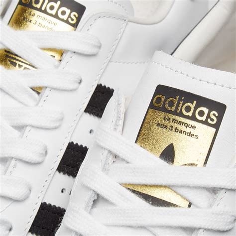 Adidas Superstar 80s White, Black & Chalk | END. (US)