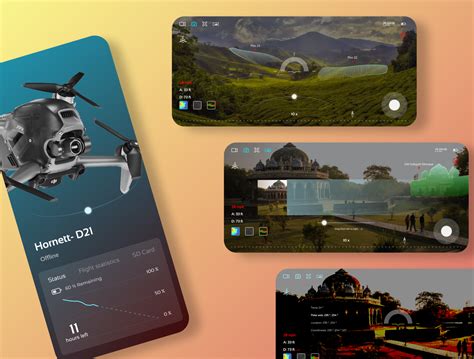 Drone controlling app concept by Nadim Akhter on Dribbble