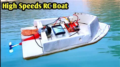 How To Make Mini RC Boat | Akash All Bangla tech - YouTube