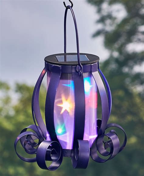 Colorful Solar Scroll Lanterns | The Lakeside Collection Solar Light Bulb, Solar Light Crafts ...