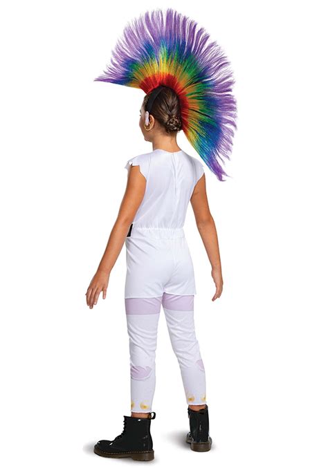 Trolls Barb Rainbow Classic Costume with Wig