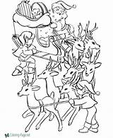Reindeer Coloring Pages sketch template