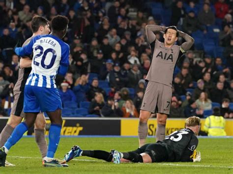 "Trophyless again this season" - Fans MOCK Tottenham Hotspur as Brighton secure dominant 4-2 ...