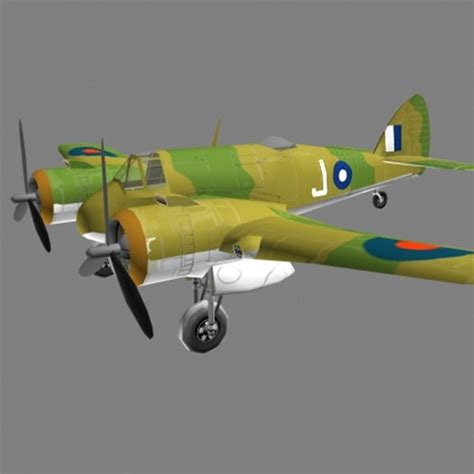 Bristol Beaufighter 3D Models for Download | TurboSquid