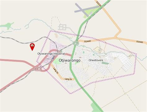 Map of Okonjima Bush Camp