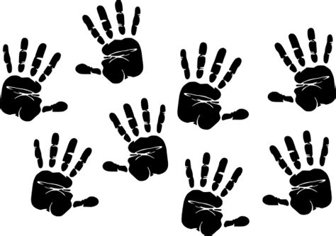 SVG > people fingers pattern symbol - Free SVG Image & Icon. | SVG Silh