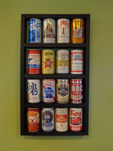 Beer Can Wood Display Shelf - *Cans Not Included | Shelves, Wood ...