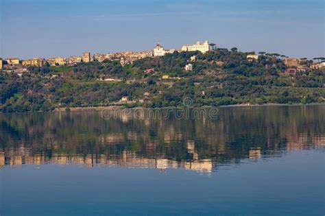 Castel Gandolfo Lake View - Closeup Stock Image - Image of extinct, papal: 122489787