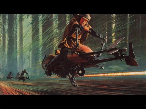 Return Of The Jedi: Pursuit in Endor - Star Wars Wallpaper (25252281 ...