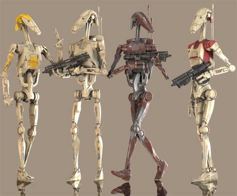 B1 Battle Droids by Yare-Yare-Dong | Star wars art, Battle droid, Star wars ships