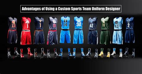 Advantages of Using a Custom Sports Team Uniform Designer - Mad Dog Promotions