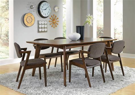 Malone Modern Mid-Century Rectangular Dining Table