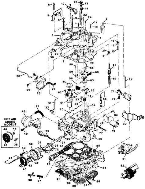 2 Barrel Rochester Carburetor Rebuild Kit