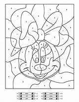 Disney Color By Number Coloring Pages  Free Printable sketch template