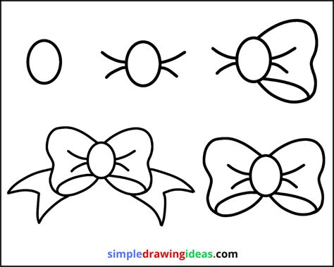 How to draw a bow for kids - Simple Drawing Ideas