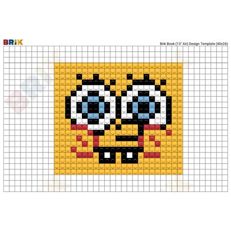 Spongebob Minecraft Pixel Art