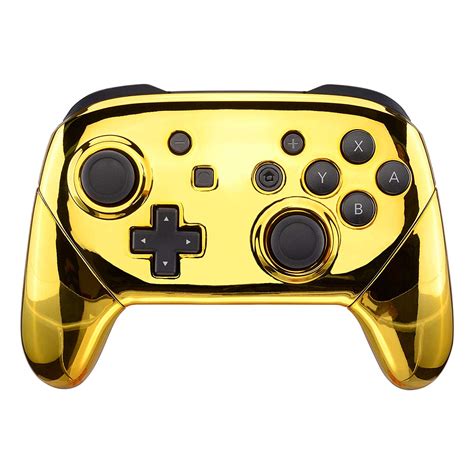 Chrome Gold Custom Nintendo Switch Pro Controller - Defy Gaming