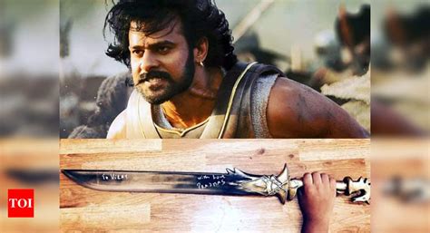 'Saaho' star Prabhas gifts a personalised Baahubali sword replica to ...