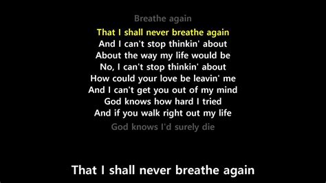 Breathe Again (Lyrics) - Toni Braxton - YouTube