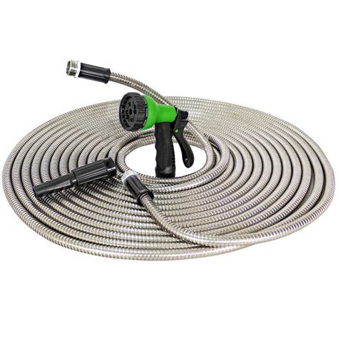 Titan Steel 0.75 in. Fitting Diameter x 100 ft. Heavy-Duty Stainless ...