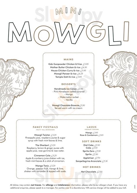 Mowgli Street Food menù, Leeds - Main Menu | Sluurpy