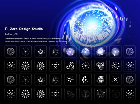 3D particle animation design on Behance