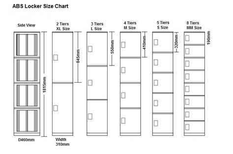 lockers sizes - Google Search | Plastic lockers, Staff lockers, Locker designs