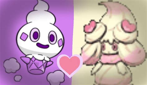 Ruby Swirl Love Alcremie x Shiny Vanillite by 2CherrySakura2 on DeviantArt