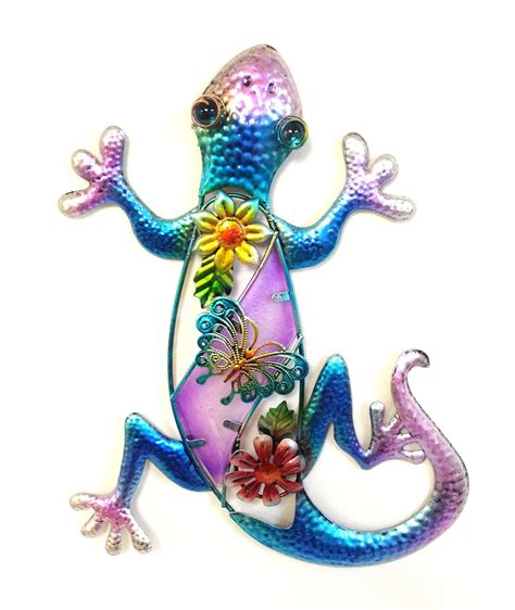 Gecko Wall Decor Ideas: Gecko Metal Wall Art