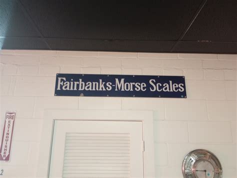 Fairbanks-Morse Scales Sign – Texas Trucks and Classics