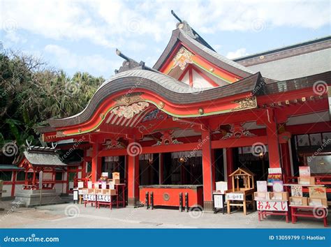 Aoshima Island Main Shrine stock image. Image of hyuga - 13059799