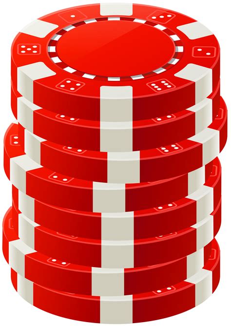 Red Poker Chips PNG Clip Art - Best WEB Clipart