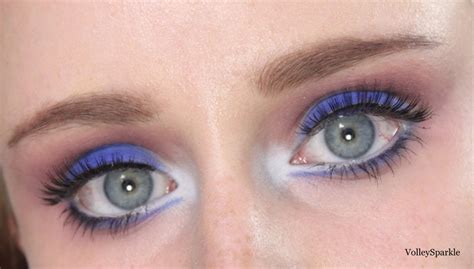 Cobalt Blue Eye Makeup Look | How To - volleysparkle