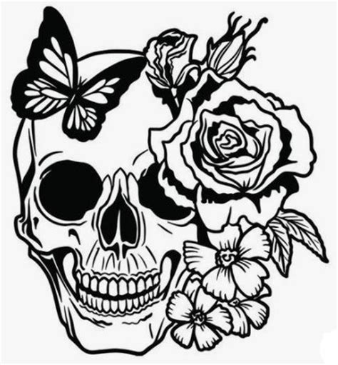 Skull & Roses Dia De Los Muertos || Custom Vinyl Bumper Sticker |} Many ...