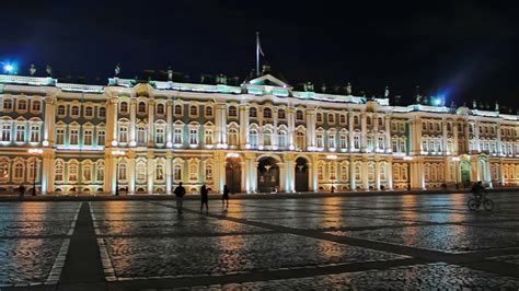 Night At The Palace Square, St. Petersburg, Russia videos 950283 | HD Stock Footage