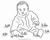 Sit Coloring Sitzen Para Colorear Sentarse Dibujo Asseoir Coloriage  sketch template