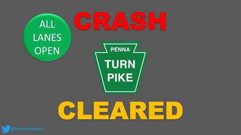 PA Turnpike Alerts on Twitter: "CLEARED - All lanes are now open.…