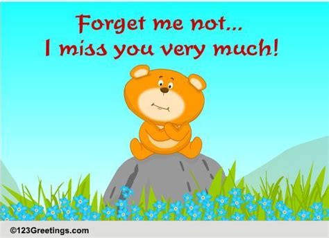 Forget Me Not Day Cards, Free Forget Me Not Day eCards, Greeting Cards ...